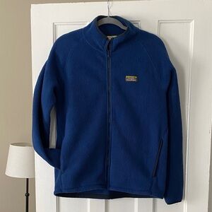 L.L. Bean Men's Blue Fleece Jacket